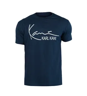 تیشرت Karl Kani یقه گرد مردانه سرمه ای ساده