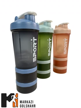 شیکر ورزشی بدنه طلق مات 4 تیکه کدS011