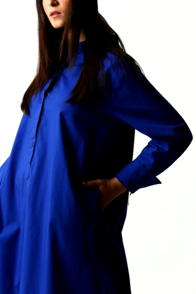 پیراهن آستین بلند پایین گشاد