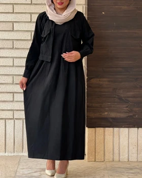 کت سارافون لینن تک‌رنگ 7084