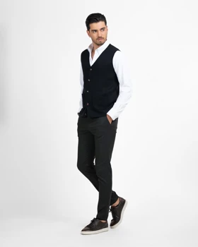 ام کی کالکشن جلیقه mk-6095-black