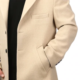 پالتو فوتر بلند مردانه مدل 61664