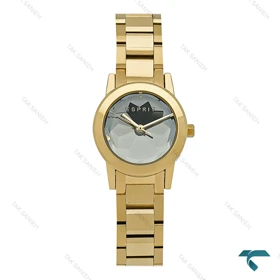 ساعت اسپریت زنانه طلایی صفحه طوسی Esprit-8210-L