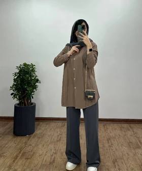 مانتو لینن گلدوزی رزانا 1