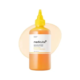 تونر لایه بردار و روشن کننده کوجیک اسید و زردچوبه مدی کیوب MEDICUBE Kojic Acid Turmeric Resurfacing Toner