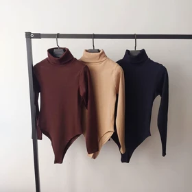 بادی یقه اسکی آستین بلند