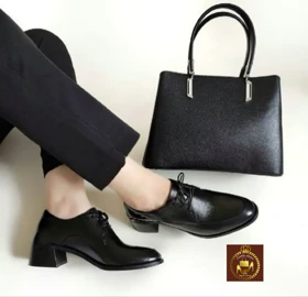 کفش کالج بندی زنانه پاشنه‌دار اداری