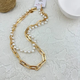 گردنبند زنانه مروارید تیفانی، شیک و جذاب Xuping