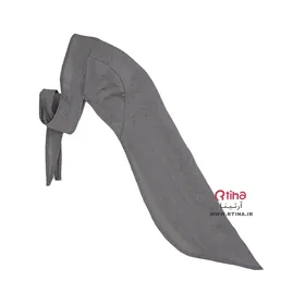 روسری دورگ/ سربند دخترانه اسپرت خاکستری