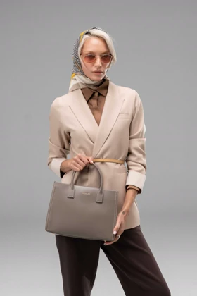 کیف دستی زنانه چرم مصنوعی دسته دار دیوید جونز DAVIDJONES