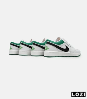 کفش کتانی مردانه سفید مشکی سبز NIKE SB dunk Low Pro