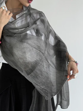 شال ابریشم توری