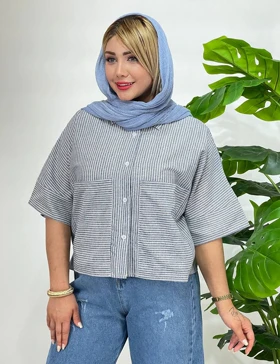 کراپ راه راه نسترن کد : 50501