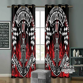 پرده کودک طرح موتور سیکلت مدل W5086