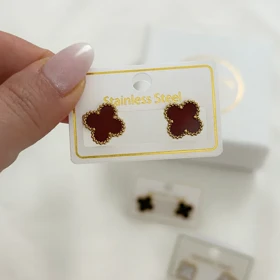گوشواره میخی ون کلیف کد 567