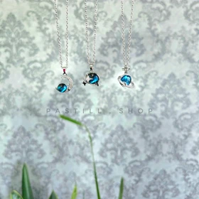 گردنبند کهکشانی همراه جعبه