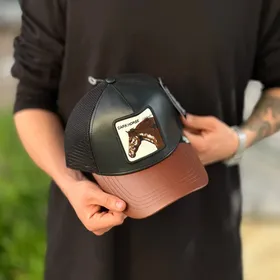 کلاه گورین چرم dark horse