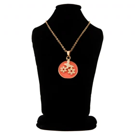 گردنبند دخترانه مدل گل پروانه