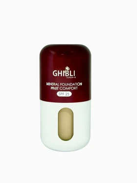 کرم پودر گیاهی فول کاور و ضد آب جیبیلی SPF 25