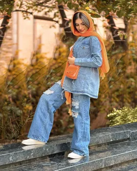 مانتو جین کد 2196
