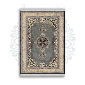 *جدید* فرشینه از جنس پارچه شانل مخمل ترک طرح فانتزی برند دفه کد 1057