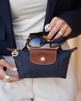 کیف (کوچک) لون شان Long Champ Pouch 50129 (سرمه ای)