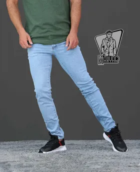 شلوار جین آبی روشن