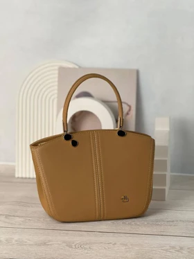 کیف دستی زنانه آلفا ALFA کد5080 (عسلی)