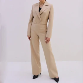 کت و شلوار زنانه‌ی کرپ لیون (Leone) کد 5461