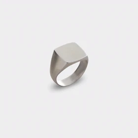 انگشتر نقره مربع unisex