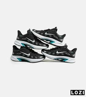 کفش کتانی مردانه و زنانه مشکی نقره ای نایک NIKE P-6000