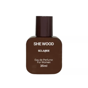 عطر جیبی زنانه اسکلاره مدل She Wood حجم 35 میلی لیتر