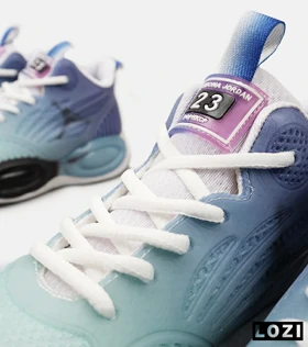 کتانی نیم ساق مردانه آبی سبز Nike air jordan 23