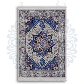 فرشینه از جنس پارچه هازان مخمل ترک طرح گلیم برند دفه کد DDGG 115