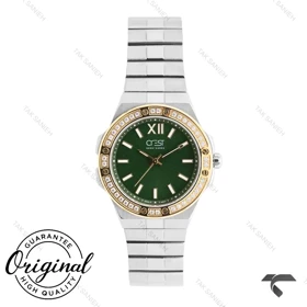 ساعت کرست زنانه 6340-3 صفحه سبز Crest-11173-L
