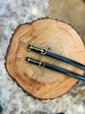 کمربند مشکی دور دوخت ماسیمودوتی