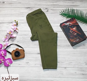 شلوار کتان مام فیت کد 10132