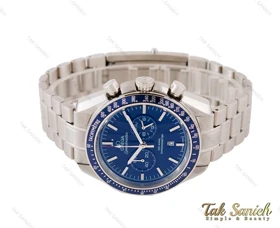 ساعت امگا مردانه مدل اسپیدمستر نقره ای آبی Omega-3793-G