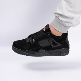 کفش کتانی اسپرت ساق‌دار مردانه رنگ مشکی مدل نایک NIKE Jordan 4