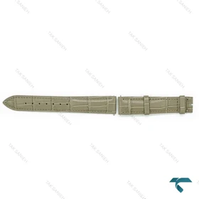بند چرم فابریک ساعت کارتیه دومونت زنانه طوسی Cartier-Strap-8823-L