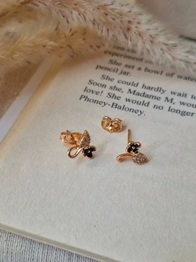 گوشواره گل برگ ژوپینگ M28