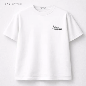 تیشرت %100 پنبه با طراحی تایپوگرافی کد 1175