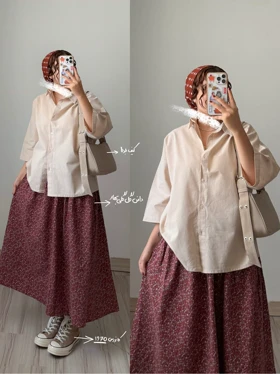 شومیز باکسی ساده