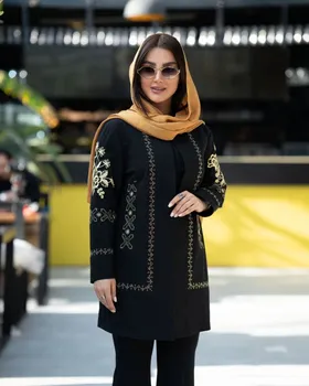 مانتو گلدوزی مدل سونا کد 1507