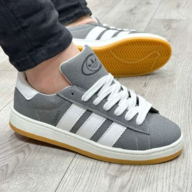 کفش و کتانی مردانه مدل ADIDAS_CAMPUS آدیداس کامپوس رنگ طوسی سفید
