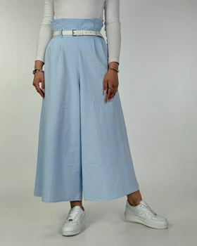 دامن شلواری کمر پیلی کد 170019