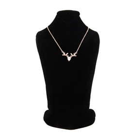 گردنبند دخترانه فانتزی نگین‌دار