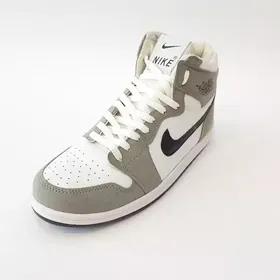 کفش ساق‌دار ورزشی نایکی مدل ایر جردن Air jordan طوسی سفید