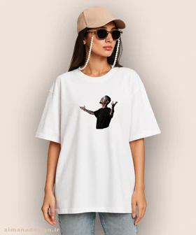 تیشرت لش مردانه و زنانه طرح رضا پیشرو کد 1040