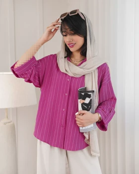 شومیز پری راه راه کد 704